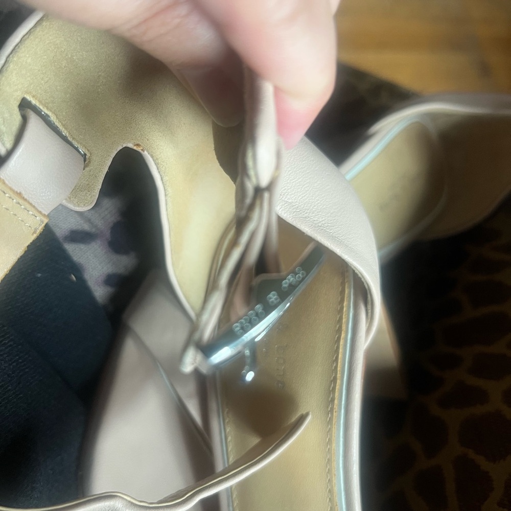 Rag & Bone ELLIS SANDAL Beige Ankle Strap Heels size 37 vguc - Picture 14 of 14